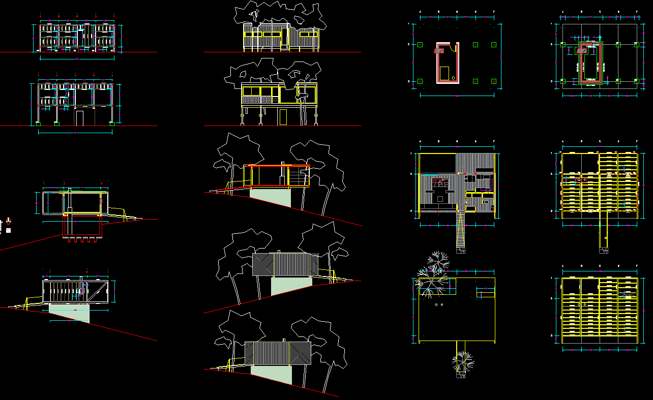 Caesar Cottage AutoCAD Provided in DWG File for Architectural Design