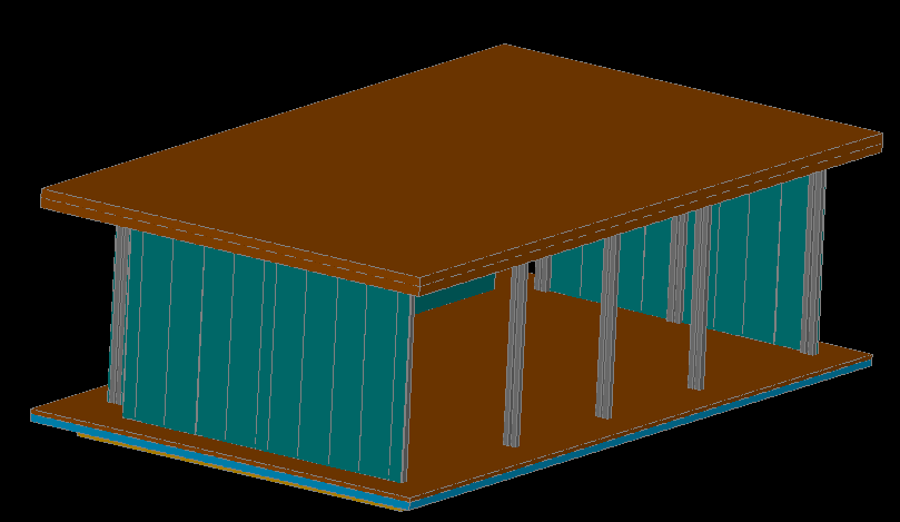 Detailed 3D Restaurant Layout Design in AutoCAD for Interior Planning