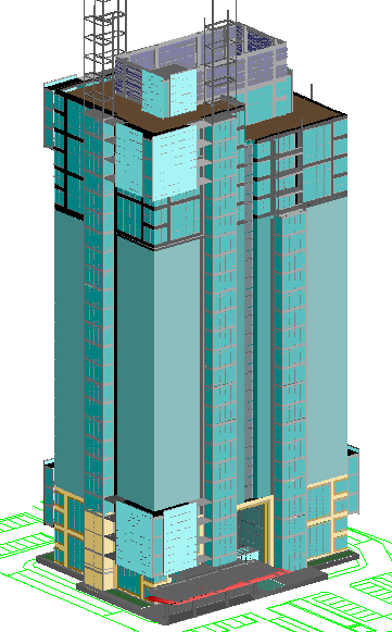 3D Hotel Building
