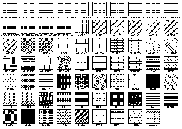 Hatch Pattern DWG with 1500 Texture Styles for Architecture Design
