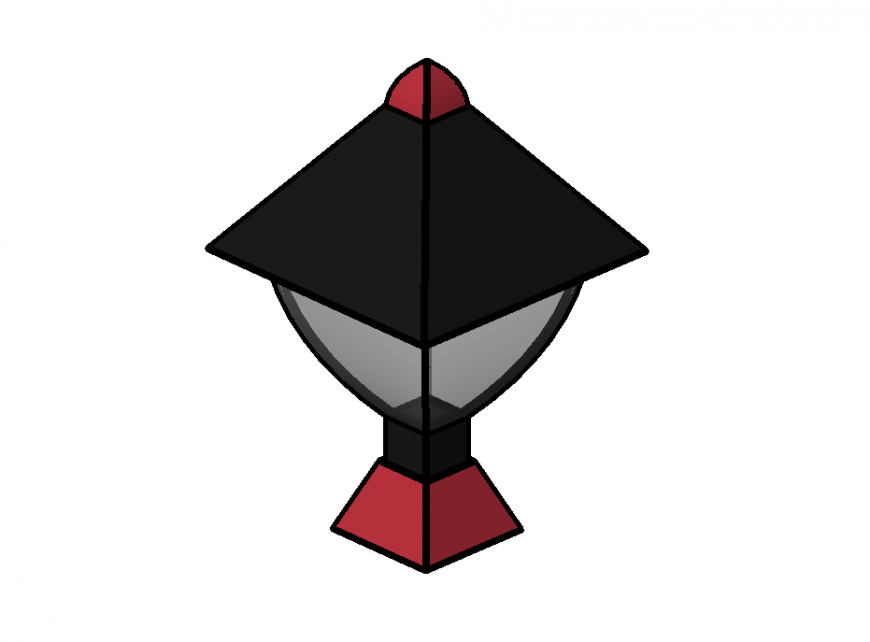 Beacon light detail 3d model elevation 3d max file