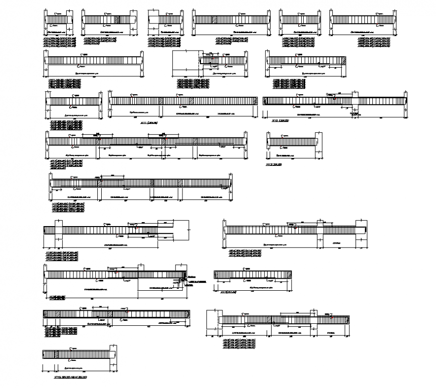 Beam and column connection detail elevation and plan dwg file