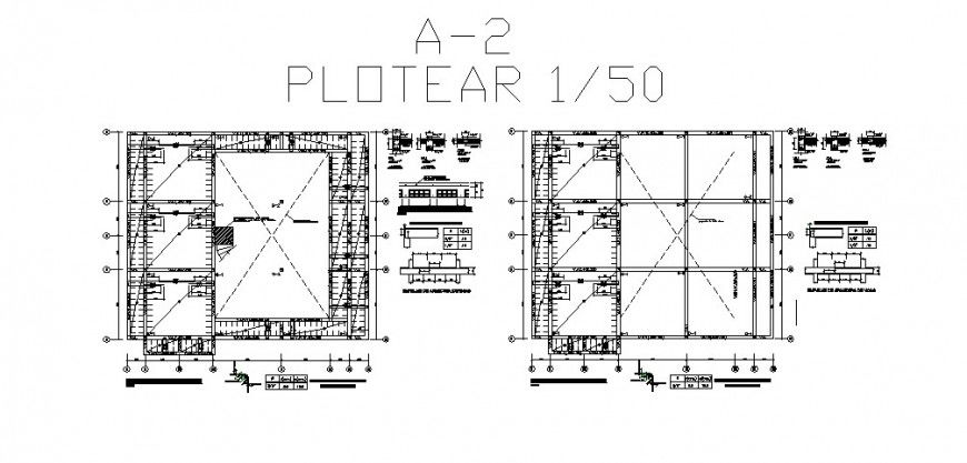 Beam armoring joints and constructive structure cad drawing details dwg file