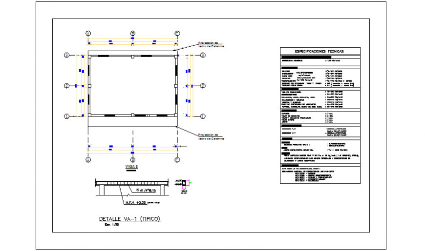 Beam detail design of common local bridge design drawing