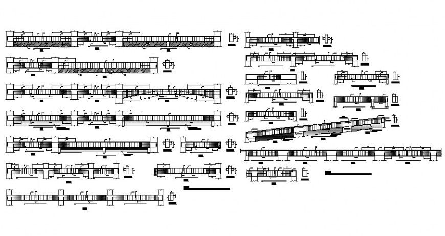 Beam schedule and structure for school building cad drawing details dwg file