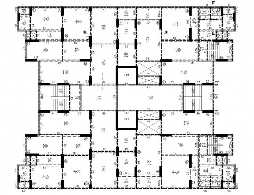 Beams column and slab detail dwg file