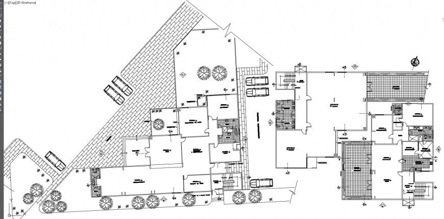 Bear distribution store layout plan cad drawing details dwg file