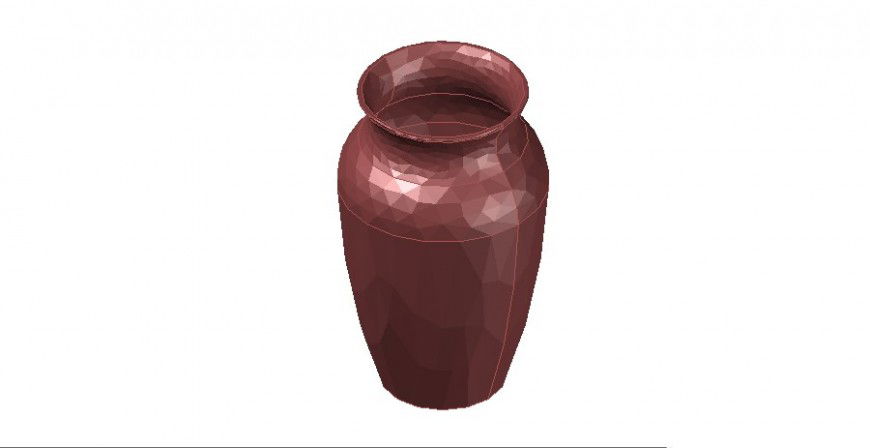 Beautiful 3d jar block cad drawing details max file