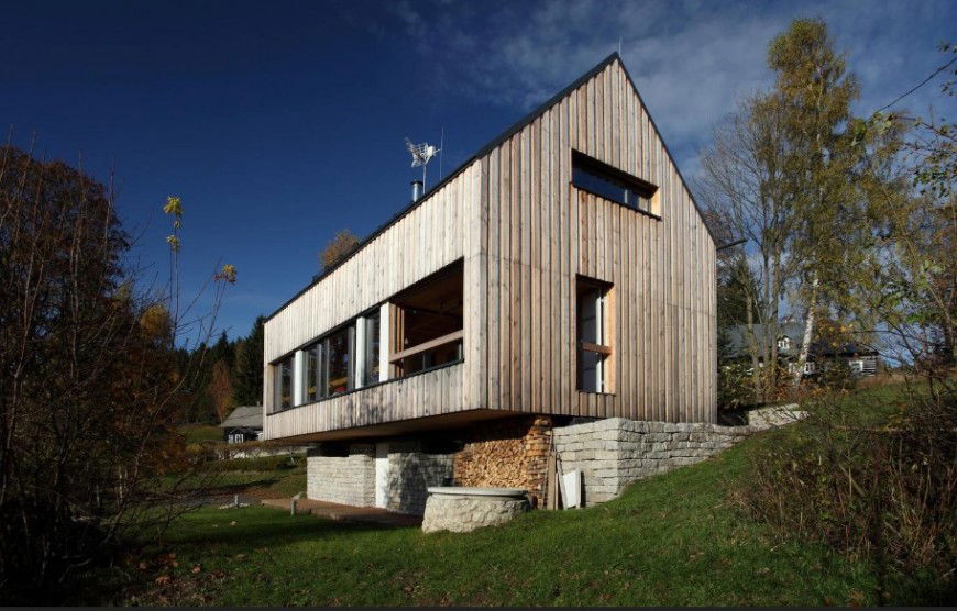 Beautiful wood house 3d model cad drawing details jpg file