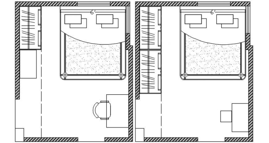 Bedroom interior design model