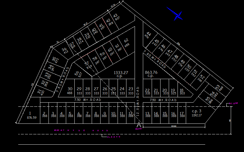 Housing Plan CAD DWG for Architectural and Residential Design Layouts