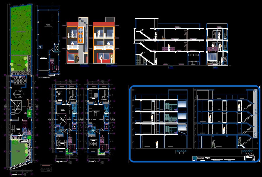 House CAD Drawings and Architectural Floor Layout Design File
