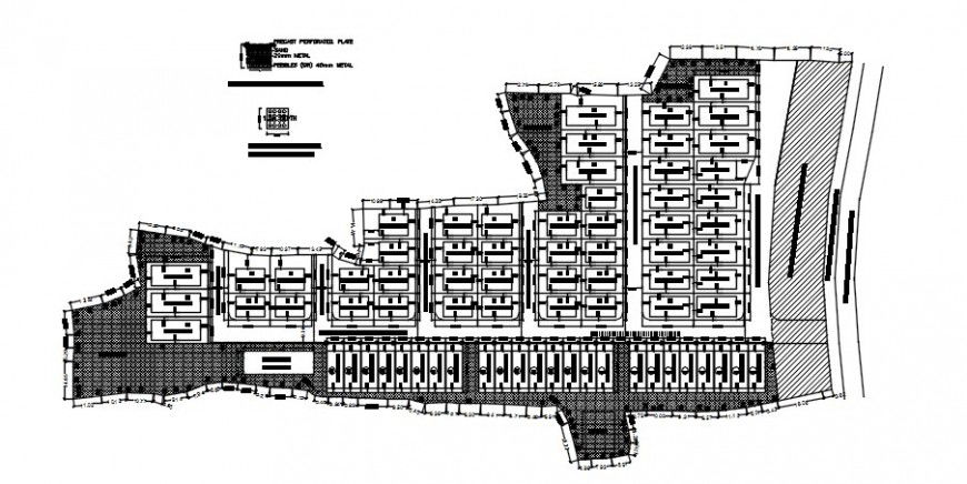 Big project construction file of apartments