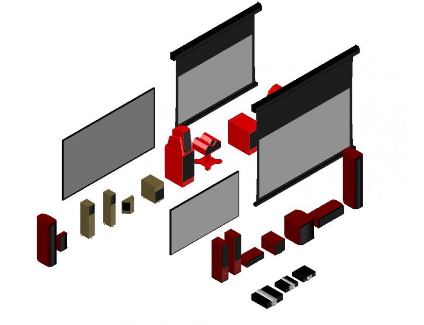 Black board 3 d modal autocad file