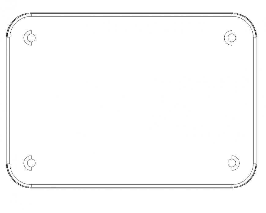 Block 2 D DWG Top DWG file