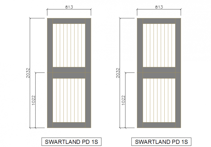 Board batten Block doors