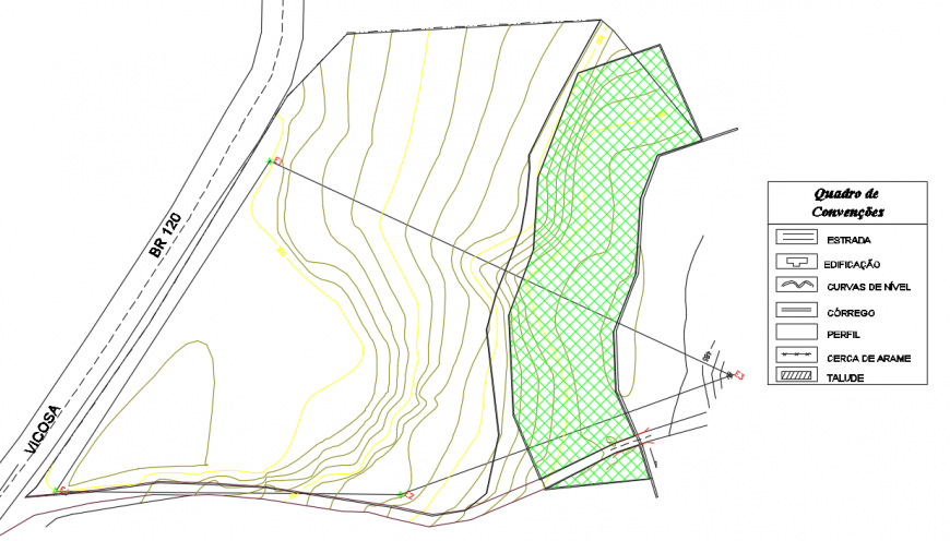 Board of Conventions & map Design drawing Detail