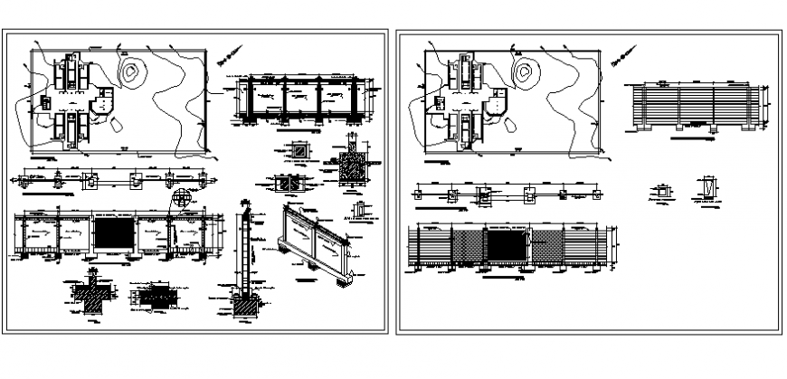 Boarding school detail drawing in dwg file.