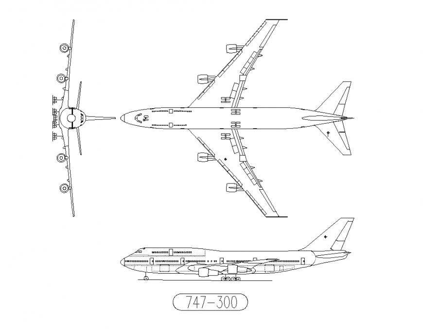 Boeing plan dwg file