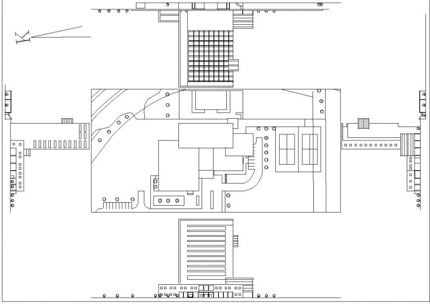 Bottle reduce plan and elevation detail dwg file