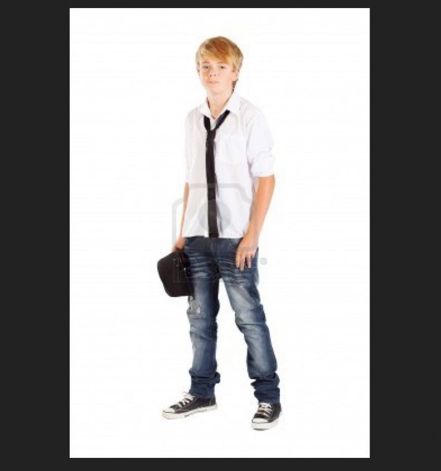 Boy detail 3d model layout JPEG file