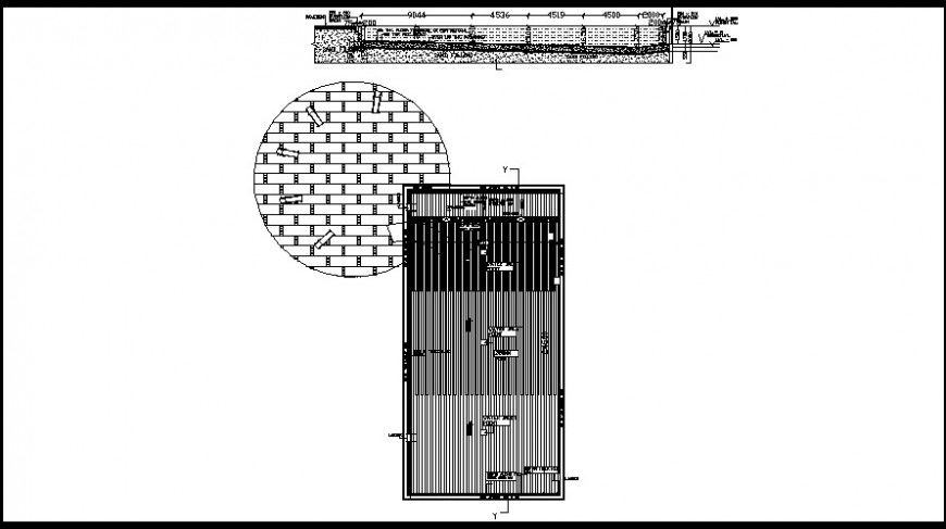 Brick masonary construction project and structure detail