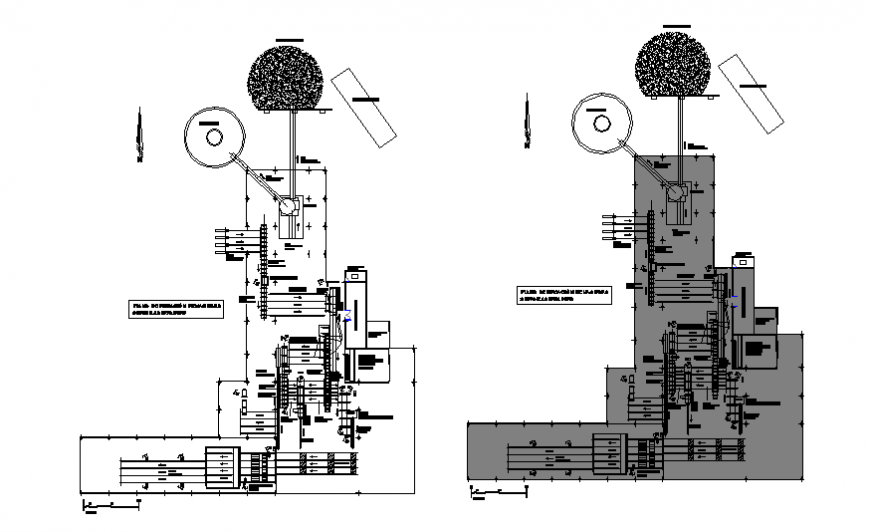 Building constructive section design cad structure details dwg file