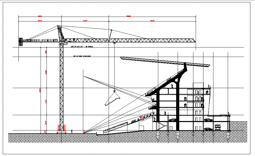 Building Crane Section Design