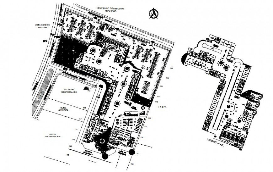 Building drawings of commercial units autocad file
