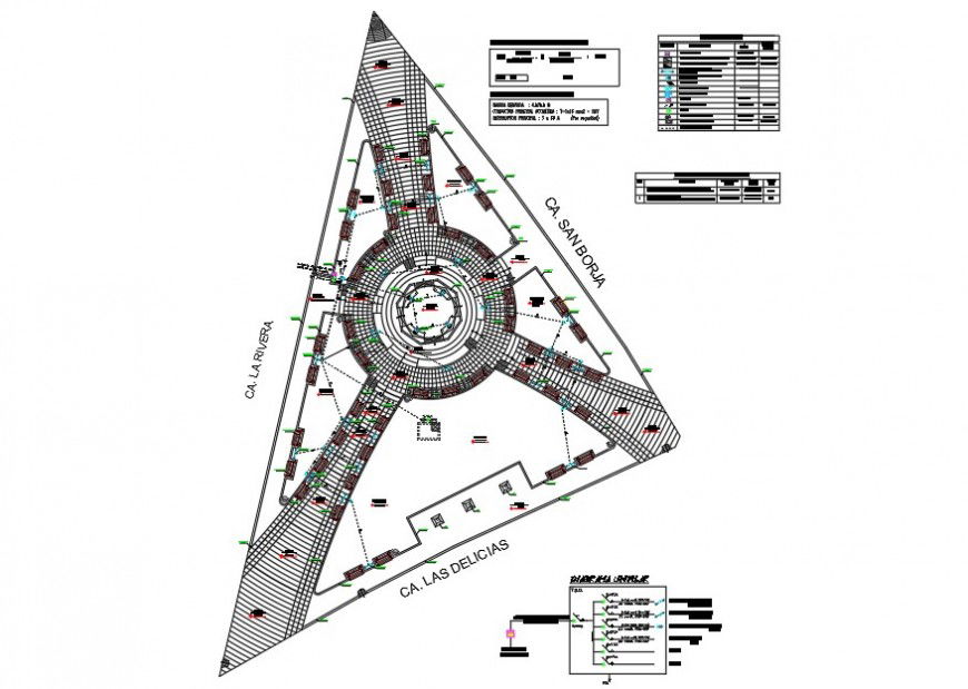 Building plan and electric circuit diagram detail 2d view layout file in autocad format