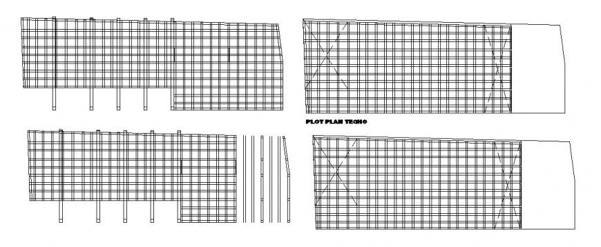 Building slab structural detail drawing in dwg AutoCAD file.