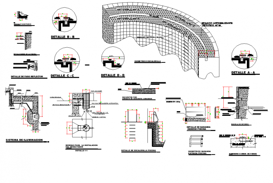 Building Structural section plan autocad file