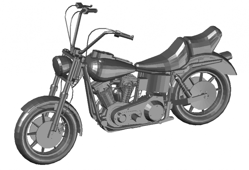 Bullet 3 d modal detail dwg file