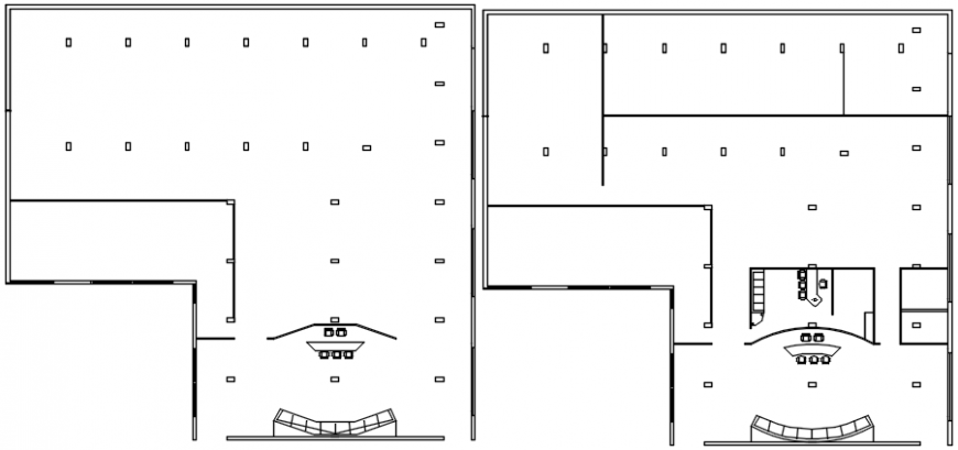 Bungalow floors plan and structure drawing details dwg file