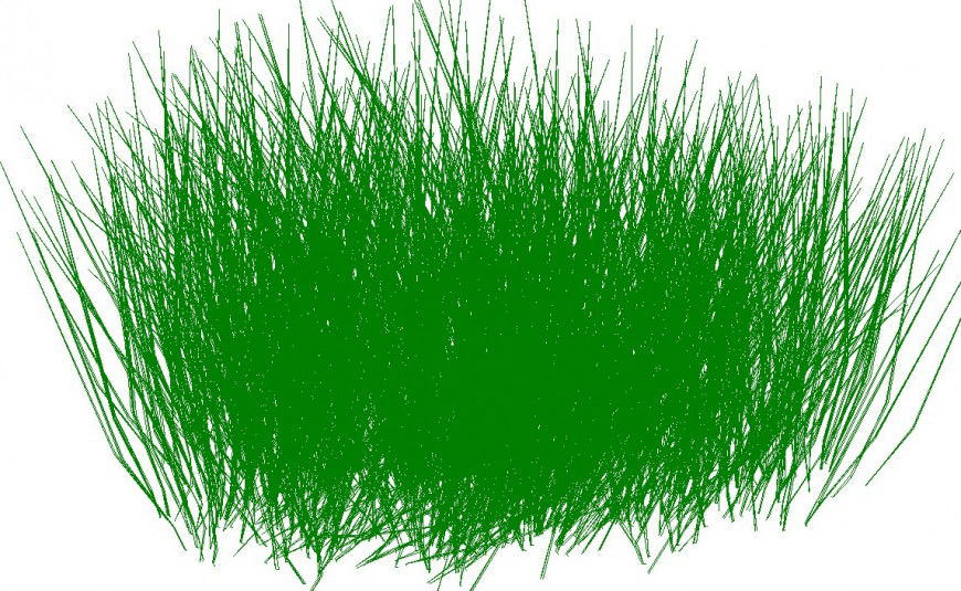 Bushes of Plants 2D Concept Plan Details with AutoCAD Drawing Files