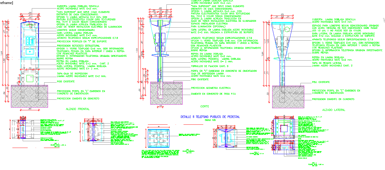 Detail of Phone Booth