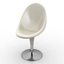 3D Modern Chair AutoCAD DWG Design for Interior Furniture Projects