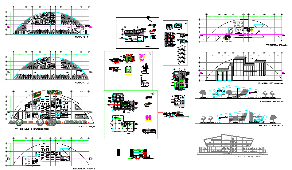 Libarary Design plan DWG