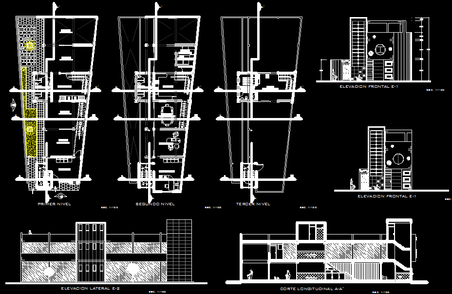Nursery Building Project CAD Drawing with Plans and Elevations