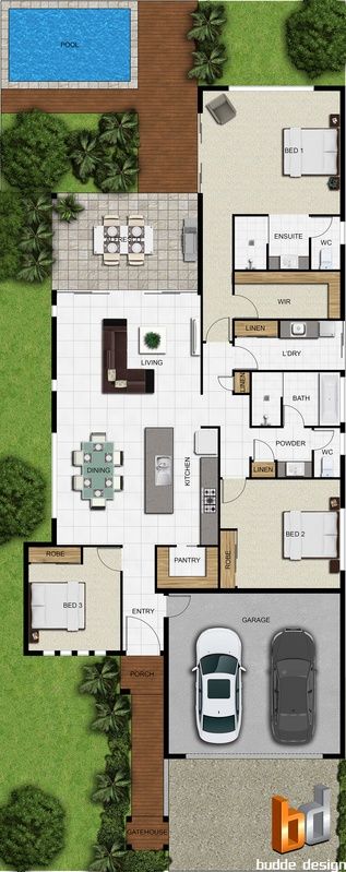 House Interior Design Plan with Functional Layout and Stylish Rooms