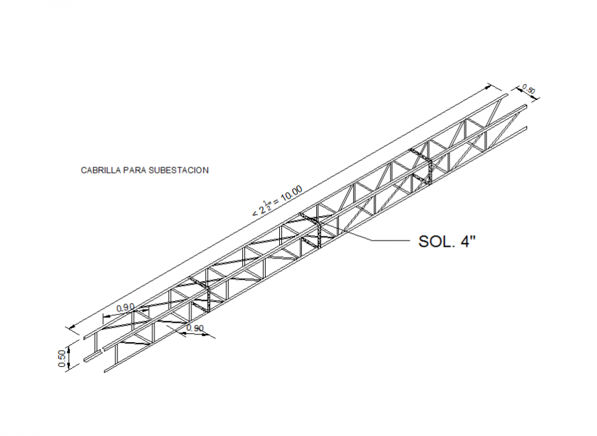 Cabinet for substation structure cad drawing details dwg file