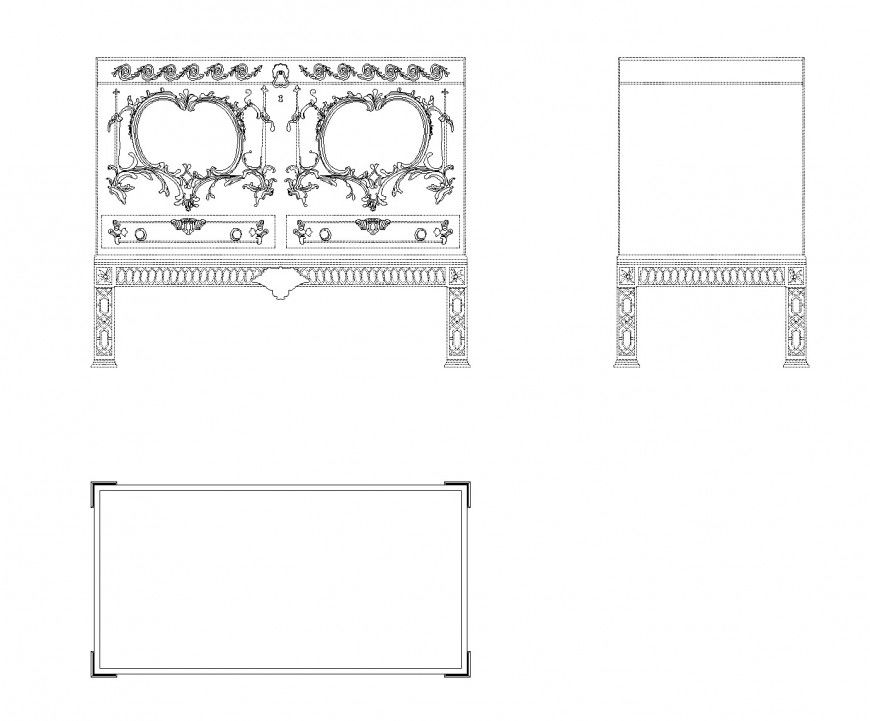 Comprehensive Cabinet Furniture CAD Blocks Library AutoCAD File