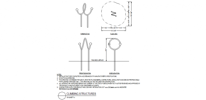 Cable ride elevation and plan layout file