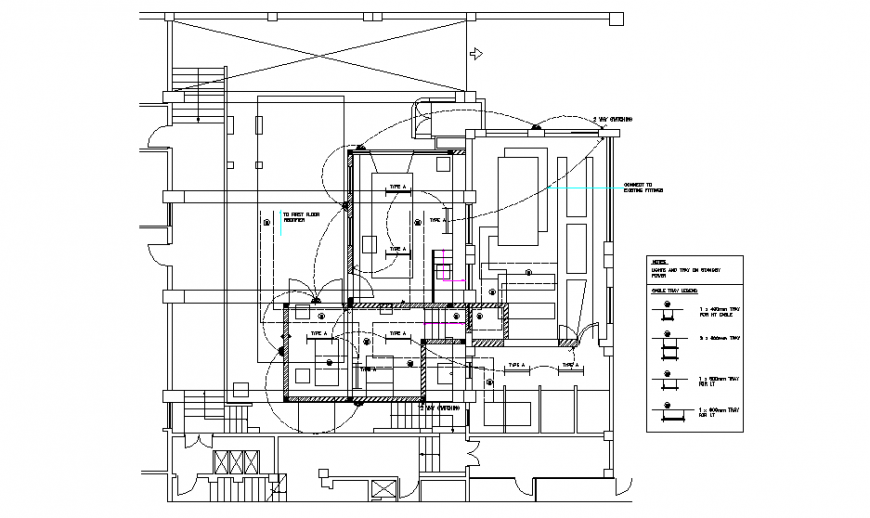 Cable Tray Lay-out Detail