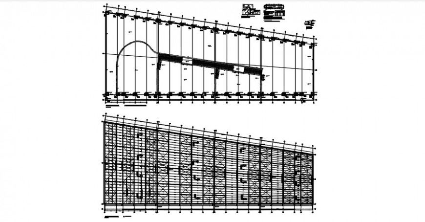 CAD footing units structural blocks plan dwg autocad file