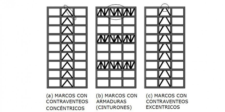 CAD sectional drawings details of structural units block dwg file