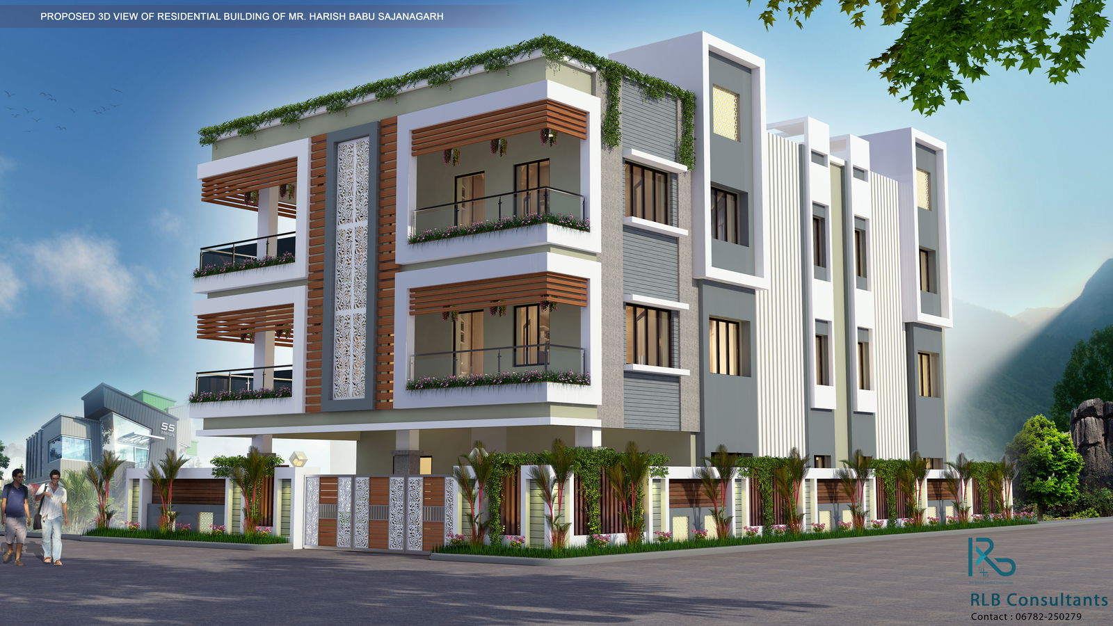 cad drawing Residential Building