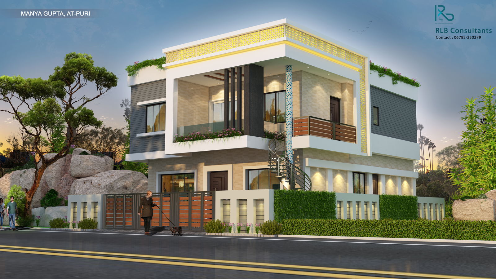 cad drawing Residential Building