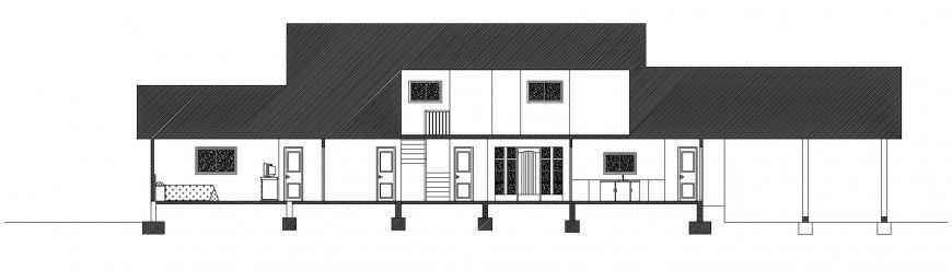 CAD 2d drawings of housing apartment sectional details autocad file