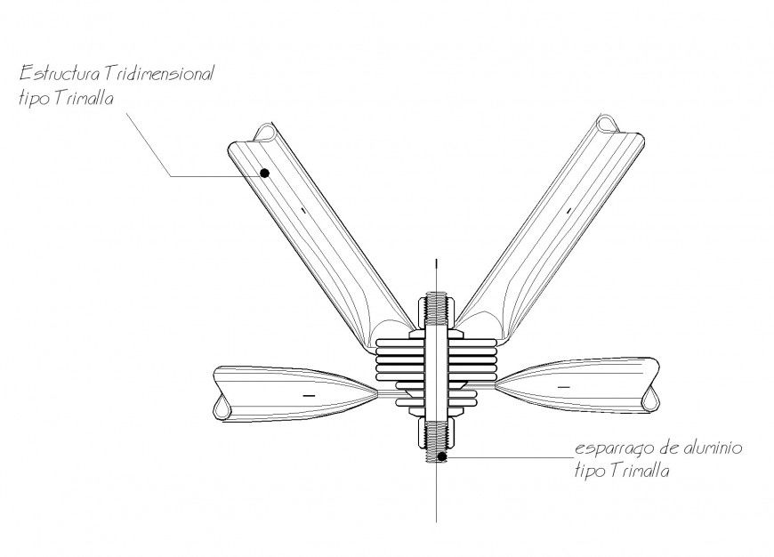 Cad block machinery plan autocad file